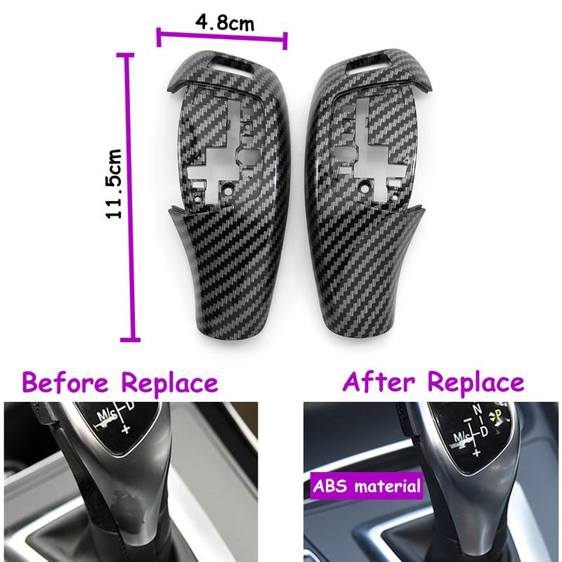 F15 F16 LHD RHD Car Gear Shifter Knob Shift Lever Cover Replacement For BMW X5 X6 Series 2014-2018 61319346825 61319346826