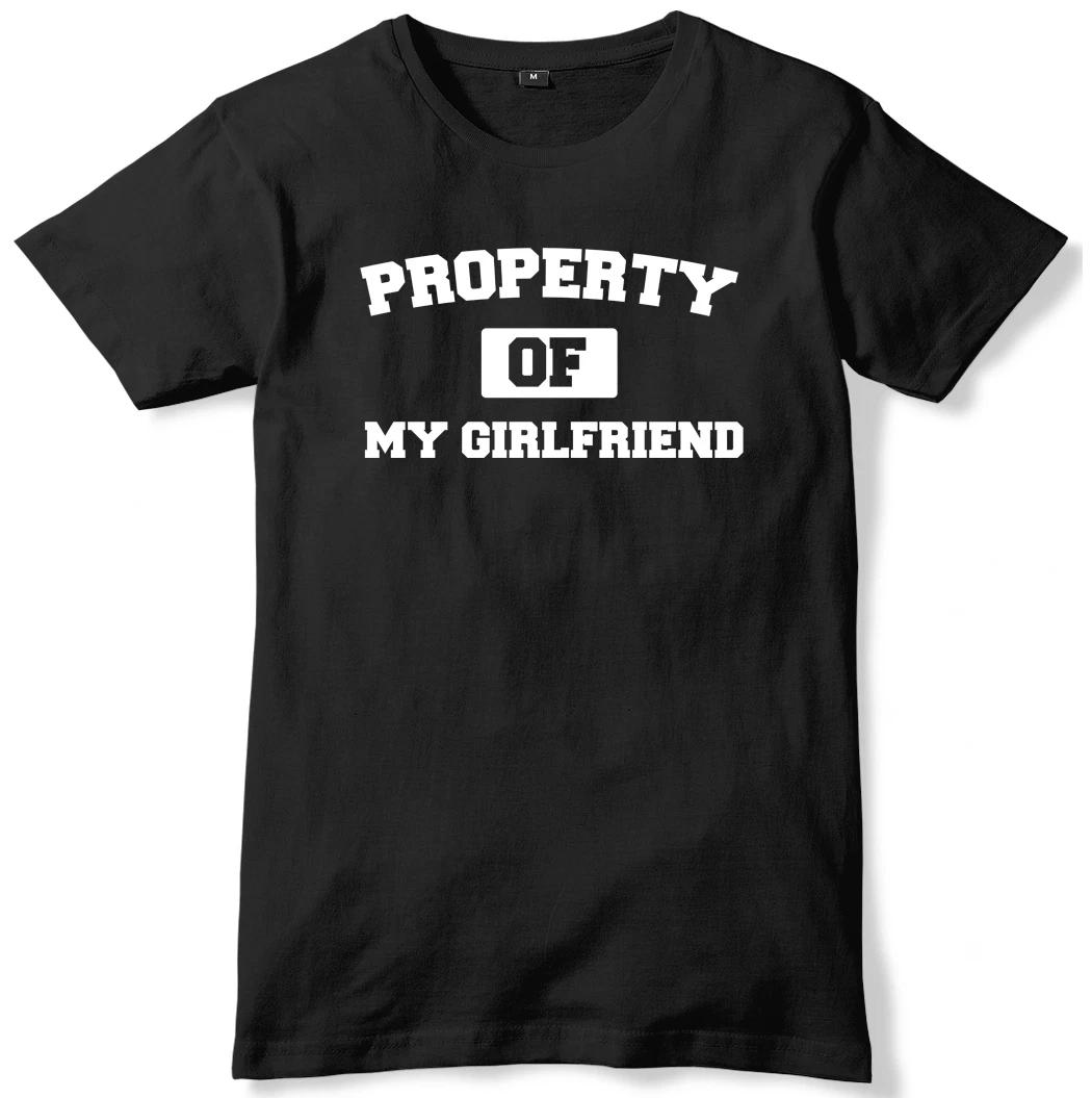 Property Of My Girlfriend Mens Funny Unisex T-Shirt 3XL