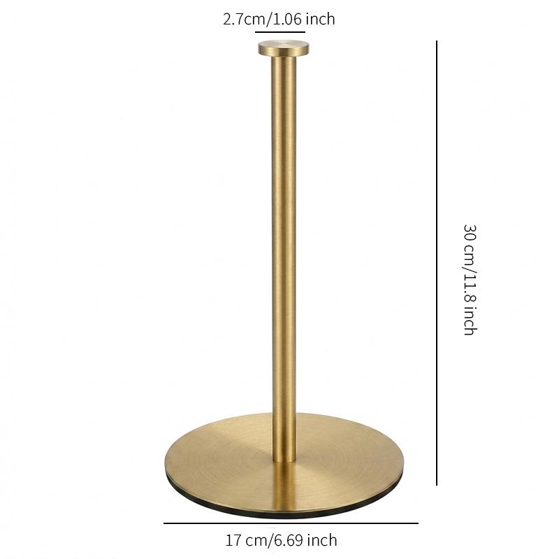 Stainless Steel Floor-Standing Vertical Paper Towel Holder