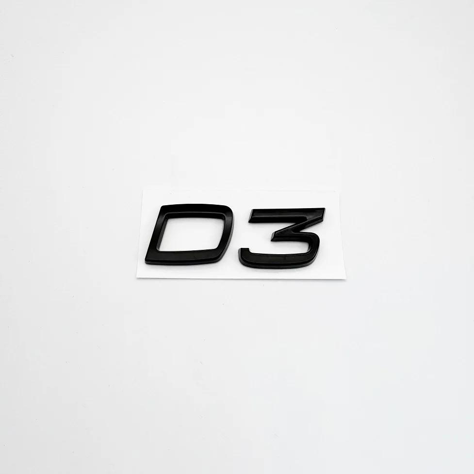 Metal para Coche D2 D3 D4 D5 D6 D7 Letras Logo Emblema de Maletero Insignia Pegatina Para Volvo S40 S60 V40 V50 XC40 XC60 V70 V60 S90 C30 XC90
