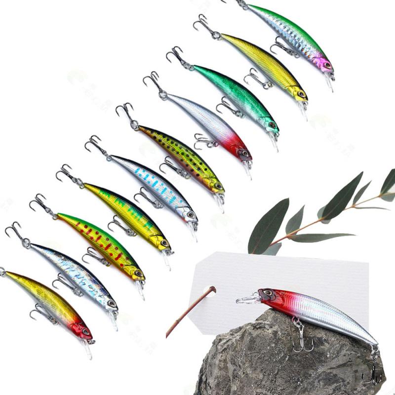 New Submerged Minnow Fake Fishing Lure 9G Long Casting Bait for Angling Simulation Water-Resistant Fish Attraction