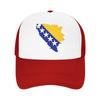Bosnia Flag Symbol Casual Baseball Cap  Kpop Rock Sun Hats Summer Hot Sale Couple Women Yk Cute Baseball Caps
