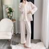 Women's Island Fleece Pajamas - High-End Minimalist Long Sleeve & Pants Thick Warm Set for Autumn/Winter