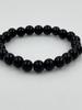 Elegancka Bransoletka z Koralików z Czarnego Onyksu i Obsydianu | Biżuteria Unisex | Uziemiająca i Równoważąca Idealna do Noszenia na Co Dzień i na Prezent