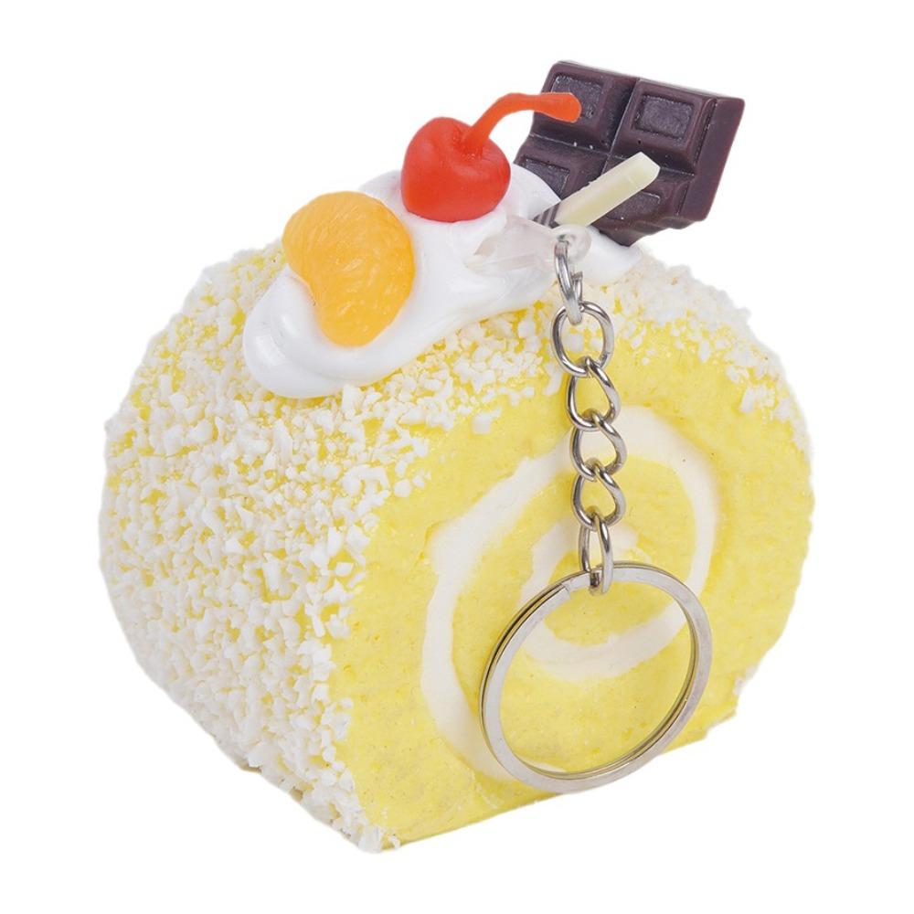 Anxiety Relief Fruit Cake Roll Squeezed Toy Super Soft Slow Rebound Fidget Toy for Kids Adults