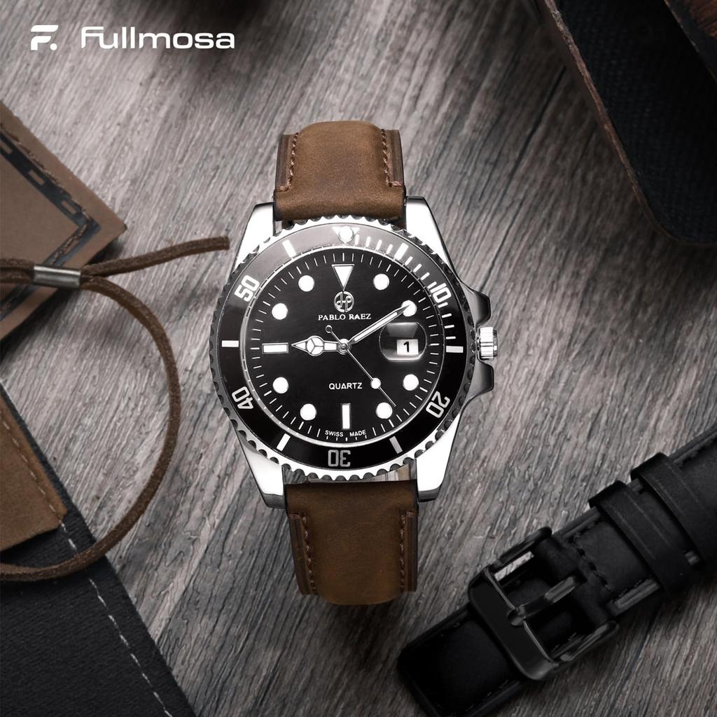 Genuine Leather Watch Leather Quick Replacement Watch Strap [Fullmosa] [2-Pack] Band, 18mm, 20mm, 22mm, 24mm, Strap, Release,