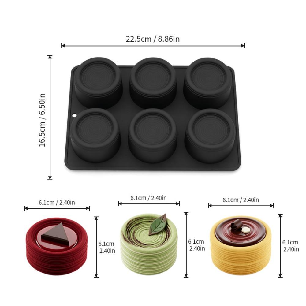 Non-Stick Mousse Cake Mold Heat-Resistant Baking Molds New Pudding Mould Kitchen Bakeware