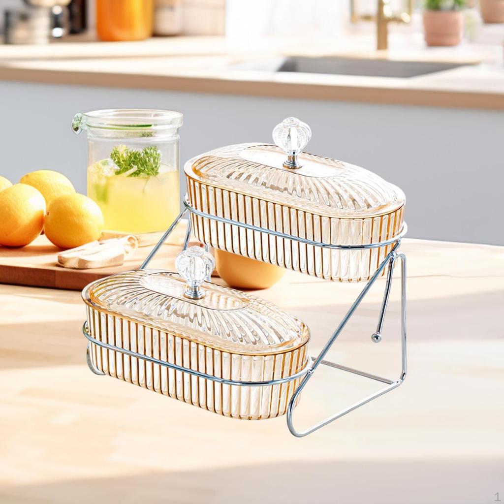 Fruit Bowl Dried Dish Multipurpose Home Decorative Organizer Serving Snack Plate for