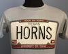 80s Vintage Texas Longhorns University UT Hook 'Em Horns 1984-1985 license plate ncaa college deadstock dead stock T-Shirt - SMALL
