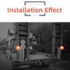 Shock Absorbing Commercial Vehicle LED License Plate Light With Impact Resistant Housing And Optimally Night Visibility