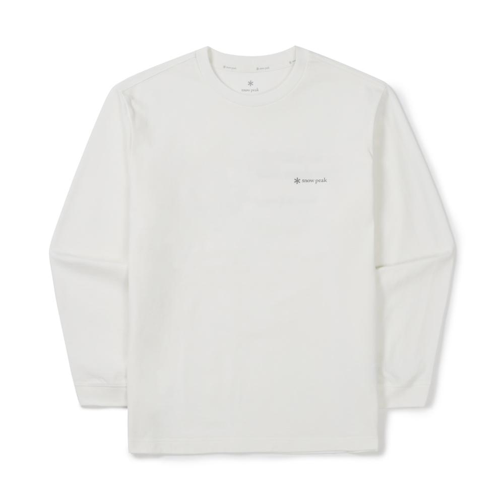 [Snowpeak] Sorona Lettering Long-Sleeve T-Shirt Off White (S26SUFTL62)