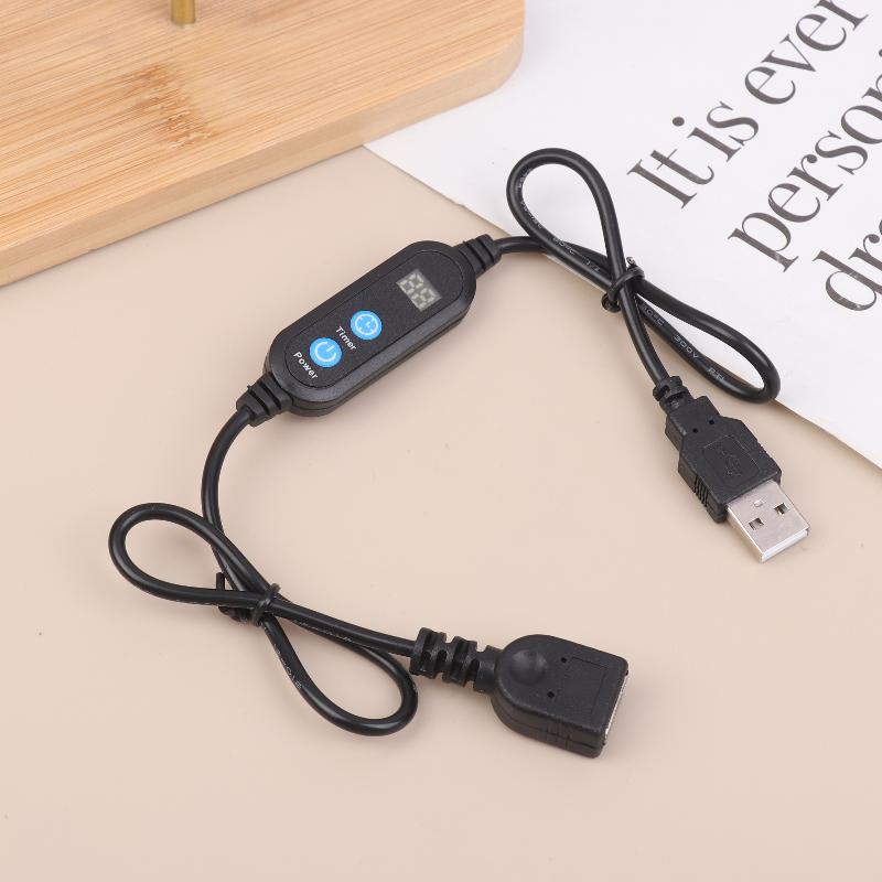 Kabel USB z Timerem Odliczającym Cyfrowy Przełącznik Timerowy Kabel Złącze z Automatycznym Odcięciem Kontroler Przełączniki Timerowe Do Taśm LED Silników Wentylatorów