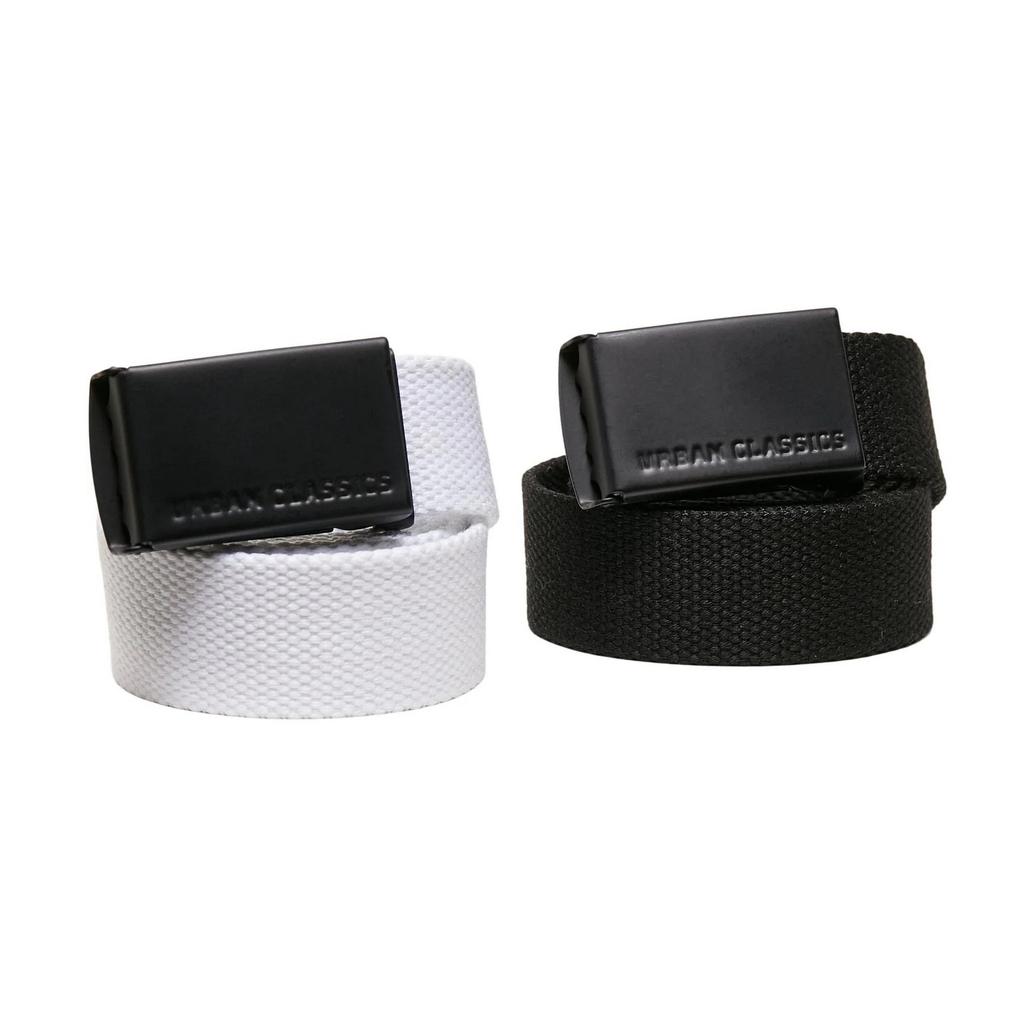 Urban Classics Childrens/Kids Canvas Belt (Pack of 2)