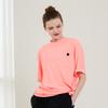 Beijigelleu Unisex Loose Fit Short Sleeve Rash Guard Coral Bem-X916C