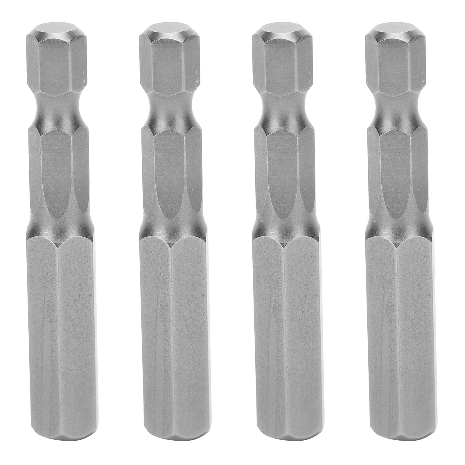 

10 шт. Насадки для электрической отвертки Закаленные Шестигранный патрон Магнитные Легированная сталь S2 8 мм 50 мм