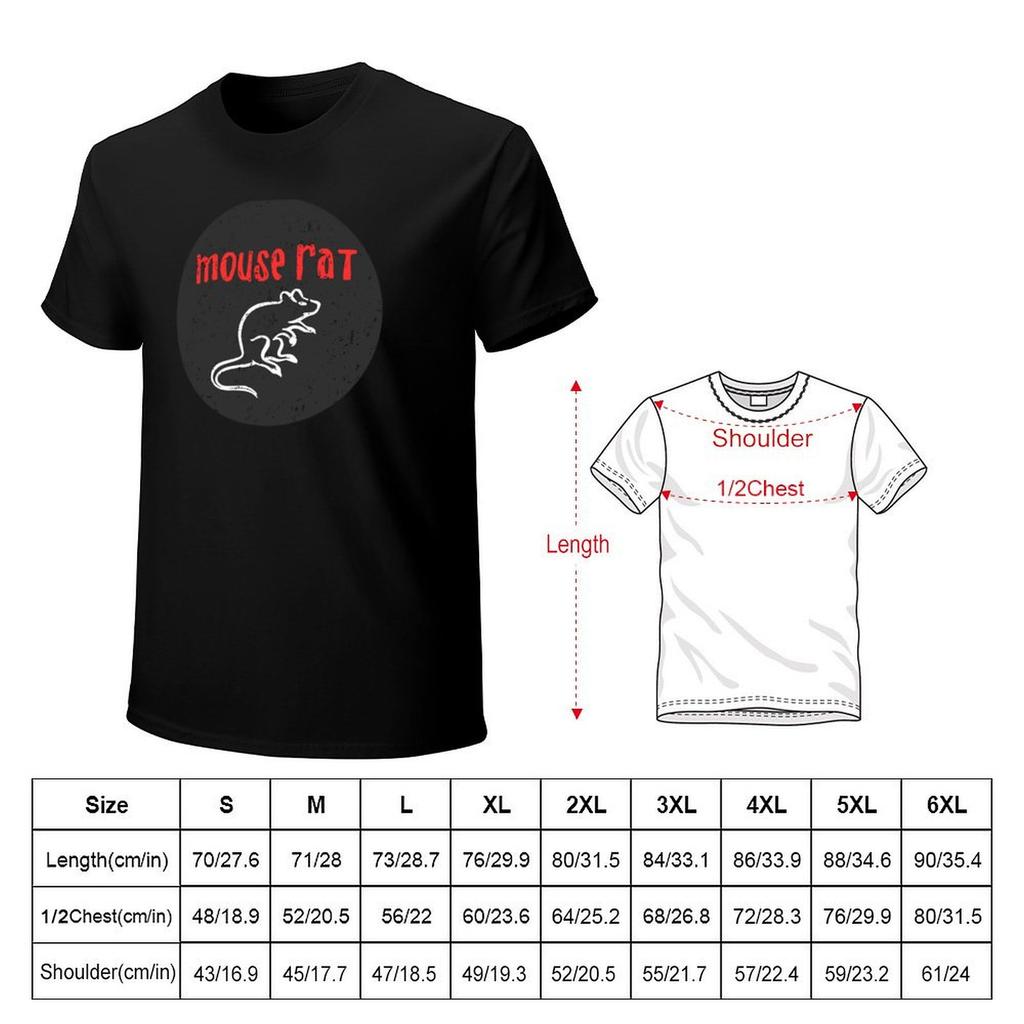 Parks and Recreation Mouse Rat T-Shirt Summer 2025 Anime T Shirts Mens Graphic T-shirts Pack