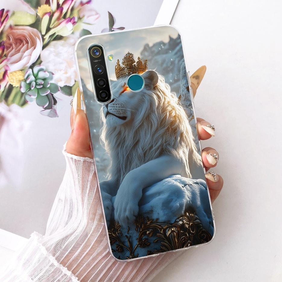 For Realme 5 Pro Case Realme 5i 5S Stylish Butterfly Tree Painted Cover Soft Slim Phone Case For Realme 5S 5i Realme5 Pro Fundas