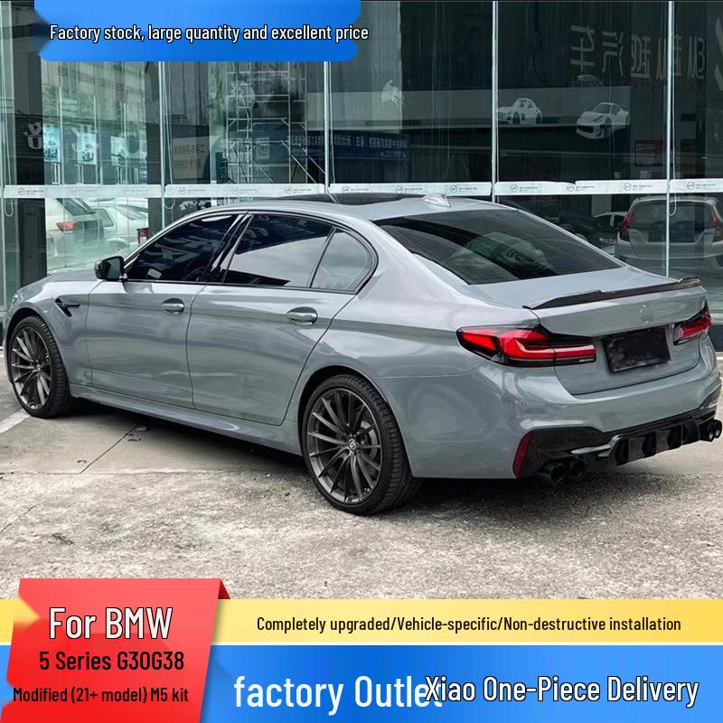 2017-2020 BMW 5 Series G30/G38 M5 Body Kit (21+ Style) - No Light Modification Needed