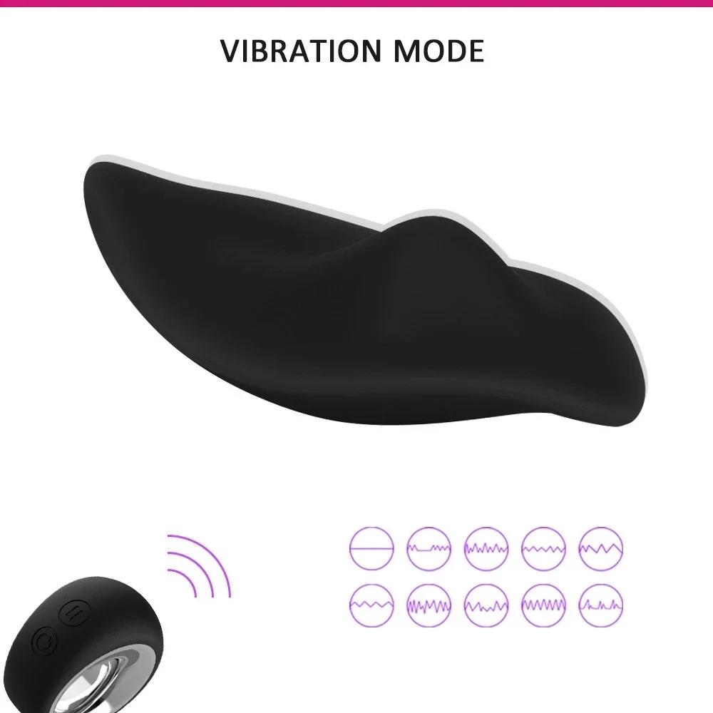 Vibradores para mujeres clítoris potente Sin sonido Mariposa Lencería portátil Huevo Vibrador Estimulador clitoriano Juguete sexual para mujeres 18+
