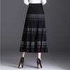 Thickened Knitted Skirt Long Skirt Half Skirt Autumn/Winter Women's Winter Knitted Skirt