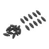 20pcs Carp Fishing Method Connectors Threaded Outside Stop Beads Feeder Accessories