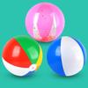 PVC Inflatable Six-Petal Beach Ball for Parent-Child Play