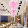 Valentine's Day Gold Shop Ceiling Decorations: Artistic Hanging Ornaments