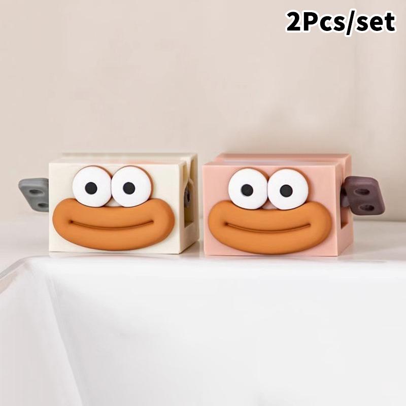 1Pcs Cartoon Big Mouth Lazy Toothpaste Squeezer Face Wash Roller Presses The Magic Squeezer Toothpaste Clip