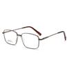 Ultra-light Men's Stainless Steel Square Eyeglasses Frame, Myopia-Compatible, Multiple Colors, 2026 Model