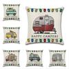 Ornate Happy Campers Sofa Throw Cushion Cover Ideal For Home Dcor