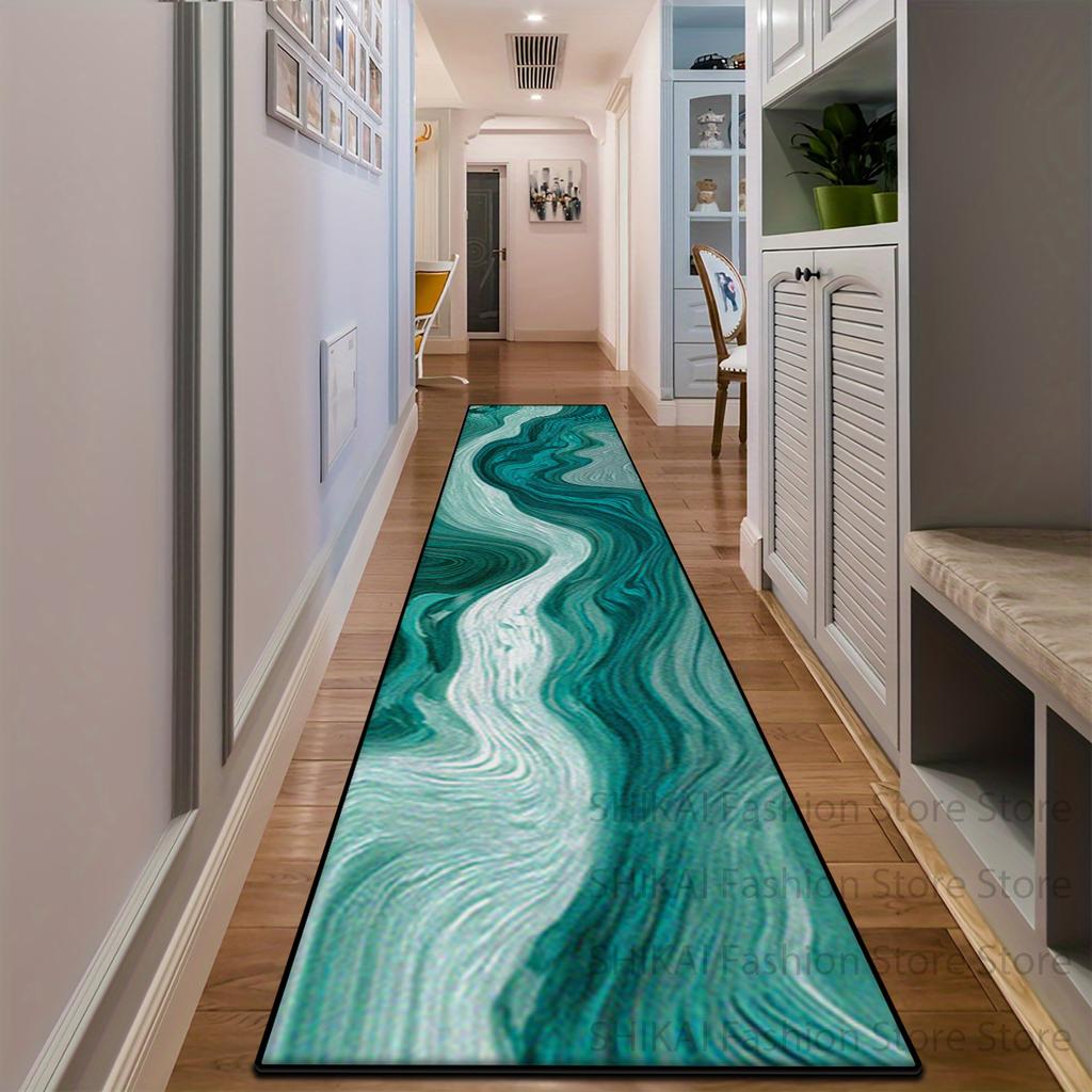 Abstract Easy Clean Long Corridor Carpet Runner Light Luxury Floor Mats Room Doorway Decor Carpets Home Living Room Hallway Rugs