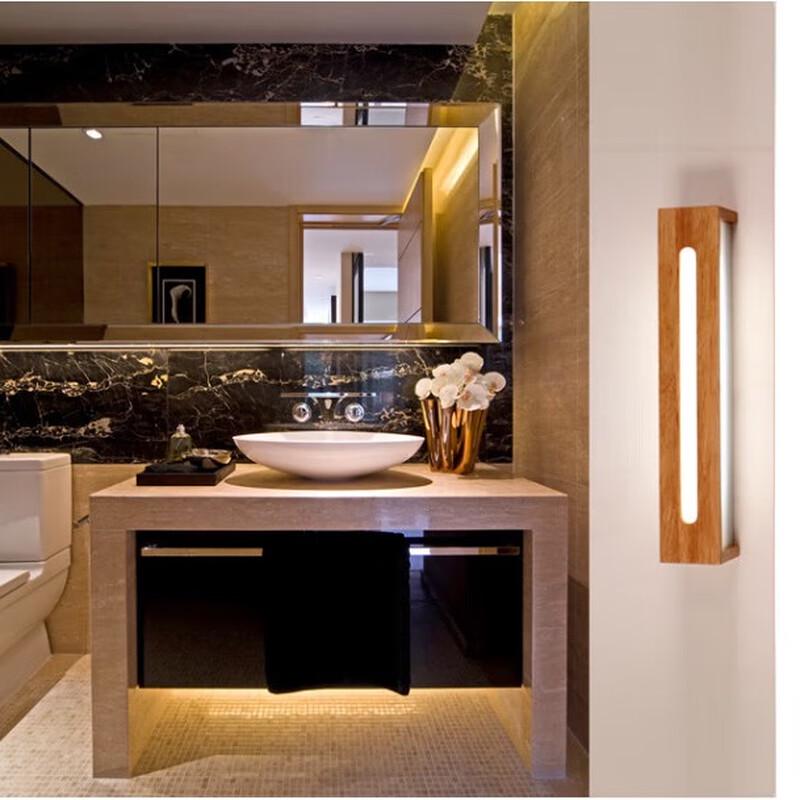 Lishin Solid Wood LED Wall Lamp