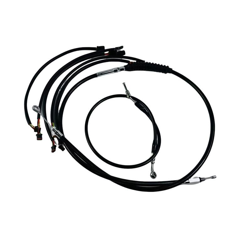 Motorcycle Handlebar Brake Clutch Oil Hose Line + Extender Cable Line for Harley Breakout Fat Boy Street Bob Low Rider 2018-2025
