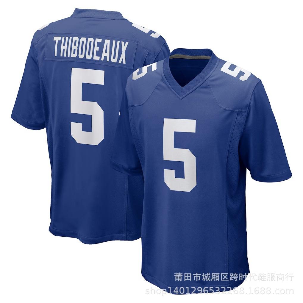 Wholesale NFL Giants Jersey Embroidered Rugby Jersey 1 #8 #JONES 26 #BARKLEY 56 #44 #