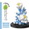 Creative Building Blocks Eternal Flower Bouquet DIY Assembly Mini Bricks Valentine Gift for Kids Birthday Present
