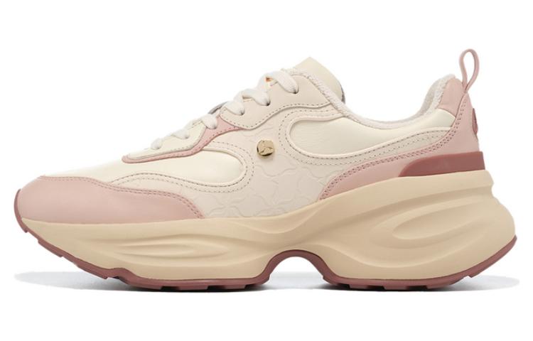 LI NING 1990 Cloud Nichang Cushioning Abrasion Resistant Rebound Low top Running Shoes Women s Tawny ALJT064-3 37