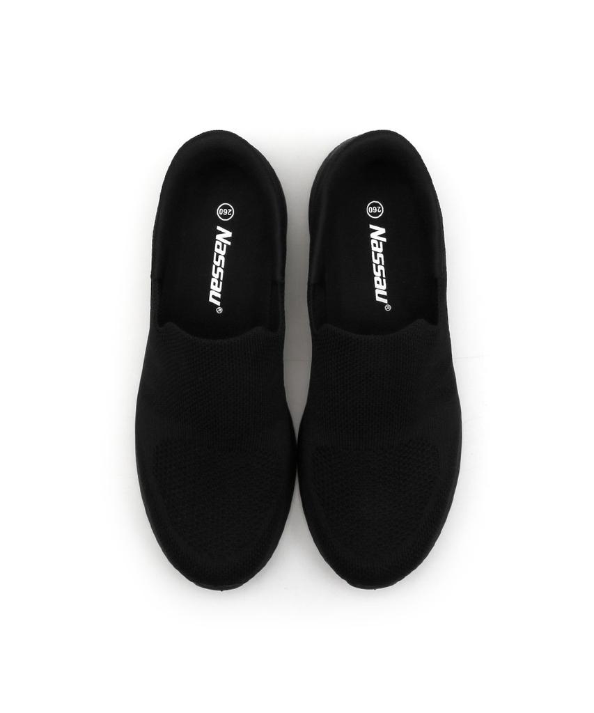 Nassau Baroin Slim Slip-On (Black)