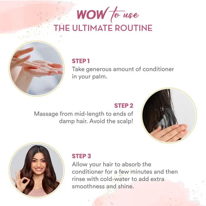 Wow Skin Science Onion Conditioner for Hair Fall Control, Hair Growth, Dry & Frizzy Hair, 250ml