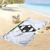 Borussia Monchengladbach Print Beach Towel, Large Soft Quick Dry Towel for Beach Camping Swimming