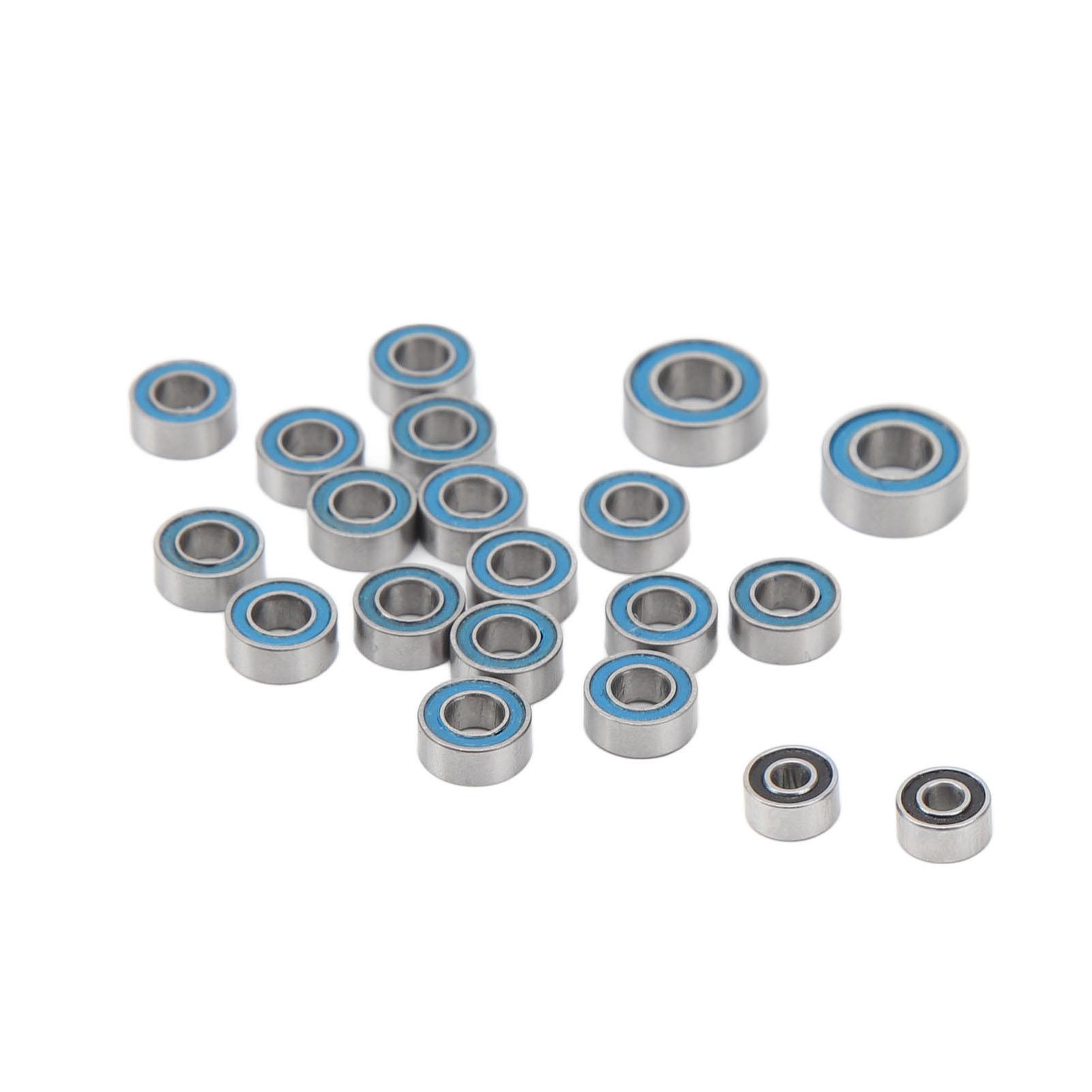 

20PCS RC Ball Bearing Steel RC Ball Bearing Kit Wheel Hub Double Rubber Sealed Bearing for AXIAL 1 24 SCX24
