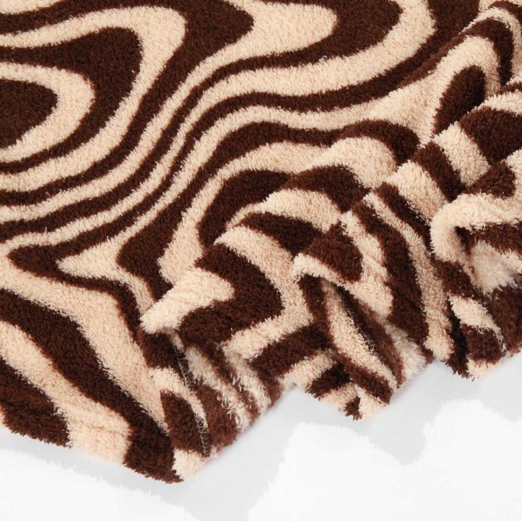 Thickened Blanket, Retro Loop Velvet Blanket, Dormitory Nap Blanket, Office Blanket, Machine Washable