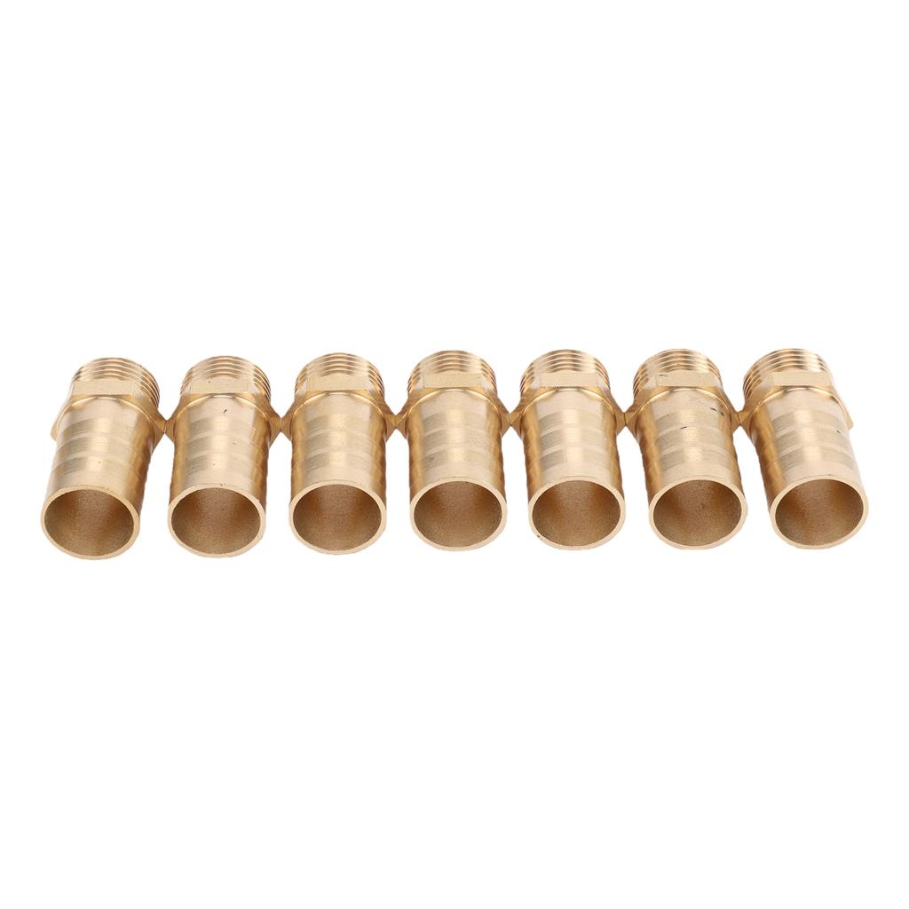 20 Stück Messing Schlauchstutzen 16mm 300PSI Luftschlauch Reparaturverbinder für Wasser Kraftstoff
