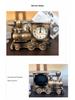 Vintage Locomotive Alarm Clock - Wake-Up & Back-to-School Gift for Students