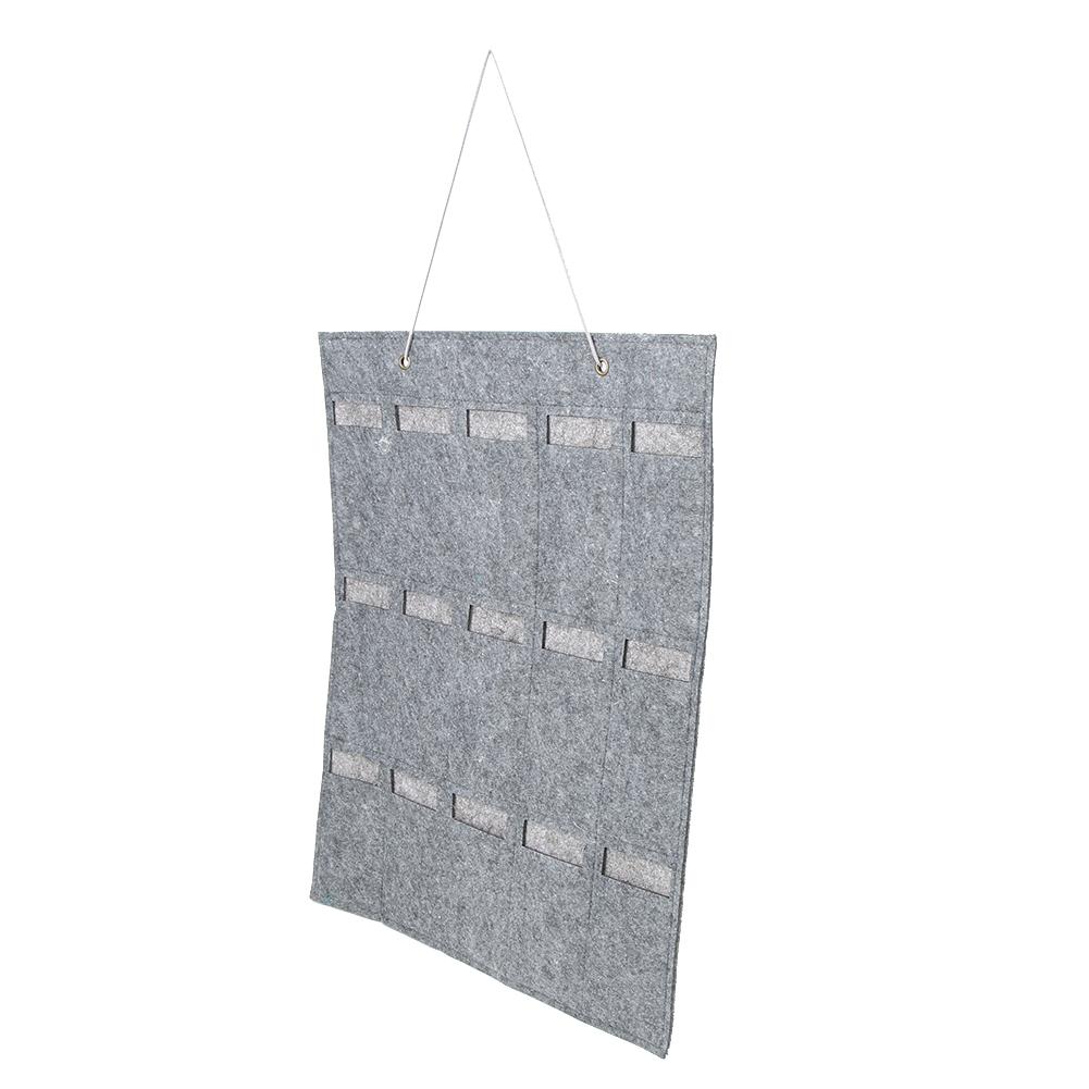 15 Fächer Haushalt Filz Sonnenbrillen Organizer Aufbewahrungstasche Brillenbehälter Wandhängetasche