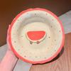 High value fruit croissant dish plate Underglaze color tableware Ceramic plate Dessert plate Vegetable plate Deep plate