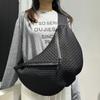 Women'S Simple Mesh Messenger Bag Large Capacity Casual Versatile Mesh Lightweight Large Bag