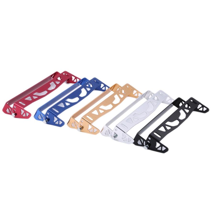 Universal Aluminum Adjustable Rotating Number Flat Car Frame License Plate Holder 1PC Solid Color High Quality Motorcycle Supplies