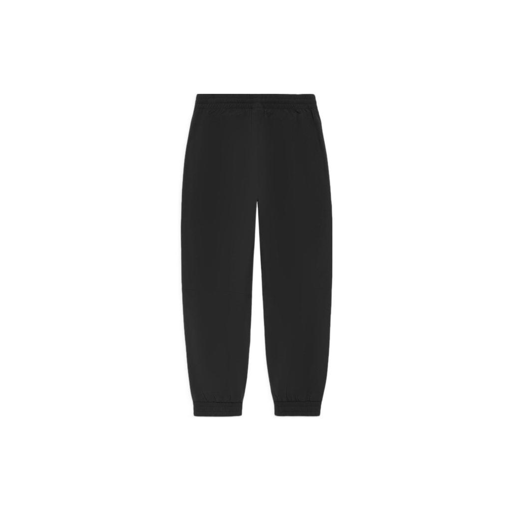 Li Ning Badfive Solid Color Cuffed Knit Sports Pants Men bottoms Black AYKS363-2