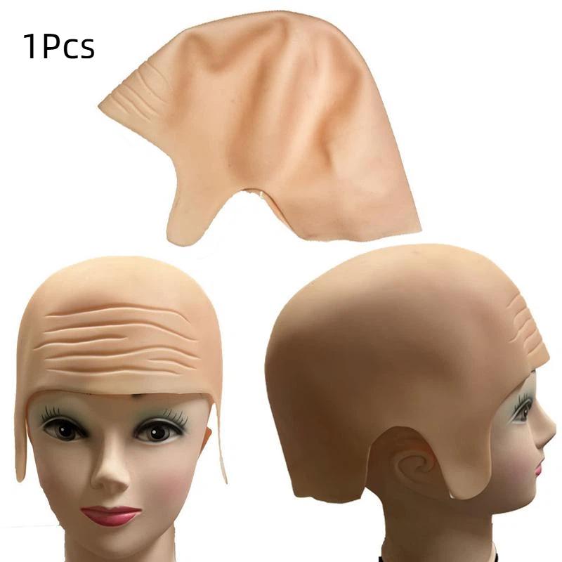 Nylon Latex Bald Caps Realistic Thick Simulation Material for Halloween Cosplay Stage Performance Costume Party Makeup