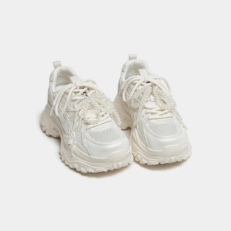 Cyclone shoes 6 thick-soled heightened breathable mesh casual sports shoes female dad shoes